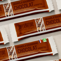 20 barres Granola BIO Chocolat & Graines en présentoir