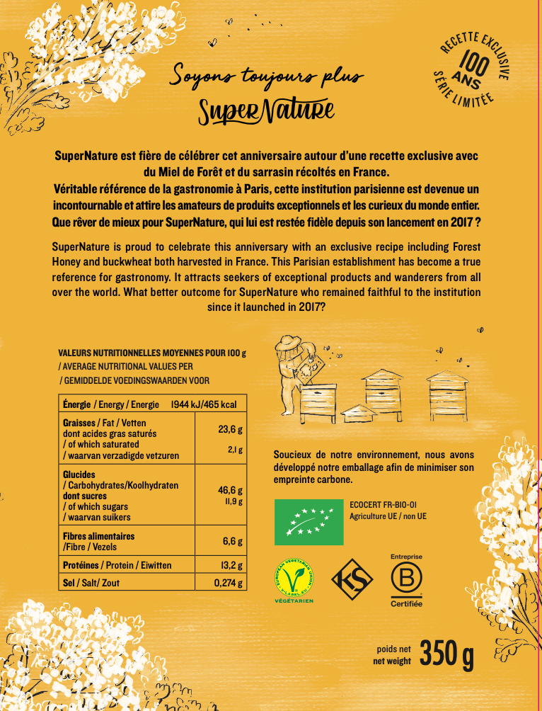Granola Edition Limitée 100 ans de la Grande Epicerie