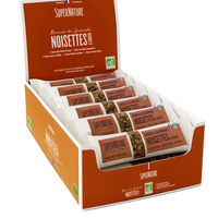 20 barres Granola BIO Noisettes en présentoir